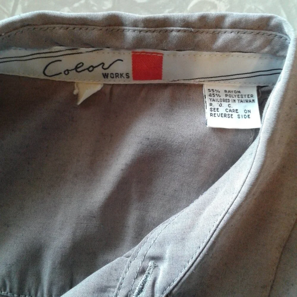 Color Works Womans Blouse Size L - Picture 3 of 5